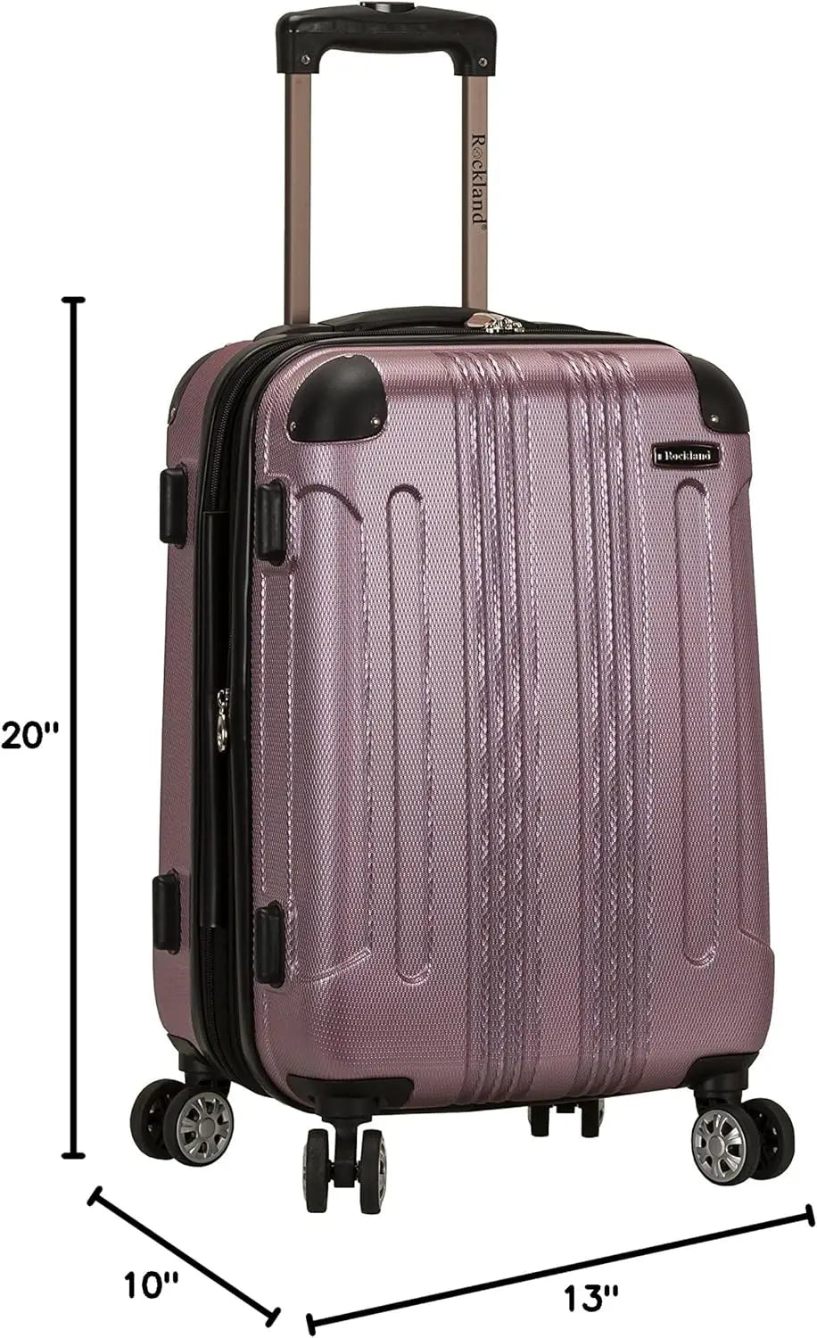 Hardside Spinner Wheel Luggage, Carry-On 20", Pink