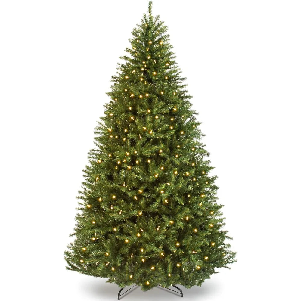 6ft Pre-lit Artificial Full Fir Lighted Holiday Decoration with Warm White Lights