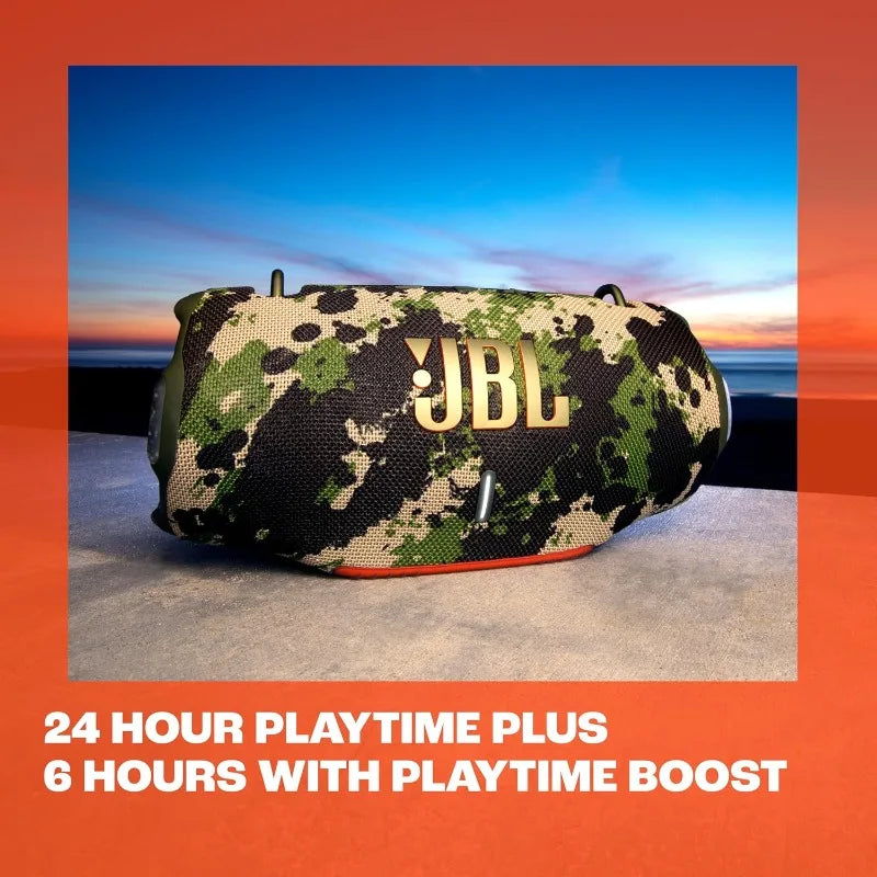 original JBL Xtreme 4 Portable Bluetooth Speaker Powerful Sound Deep Bass IP67 Waterproof 24H Playtime Powerbank Auracast Black
