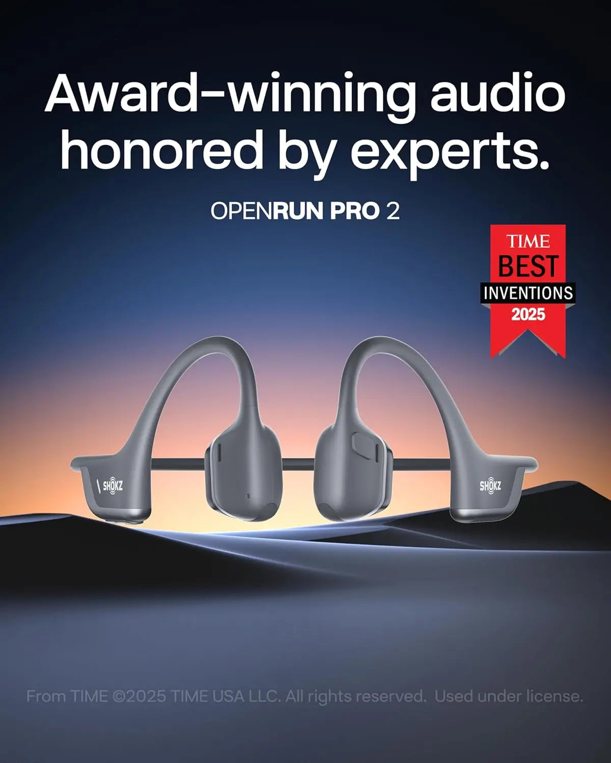 Open-Ear Bone Conduction Wireless Sport Headphones for Running and Workouts - Sweat Resistant, Deep Bass, Secure Fit