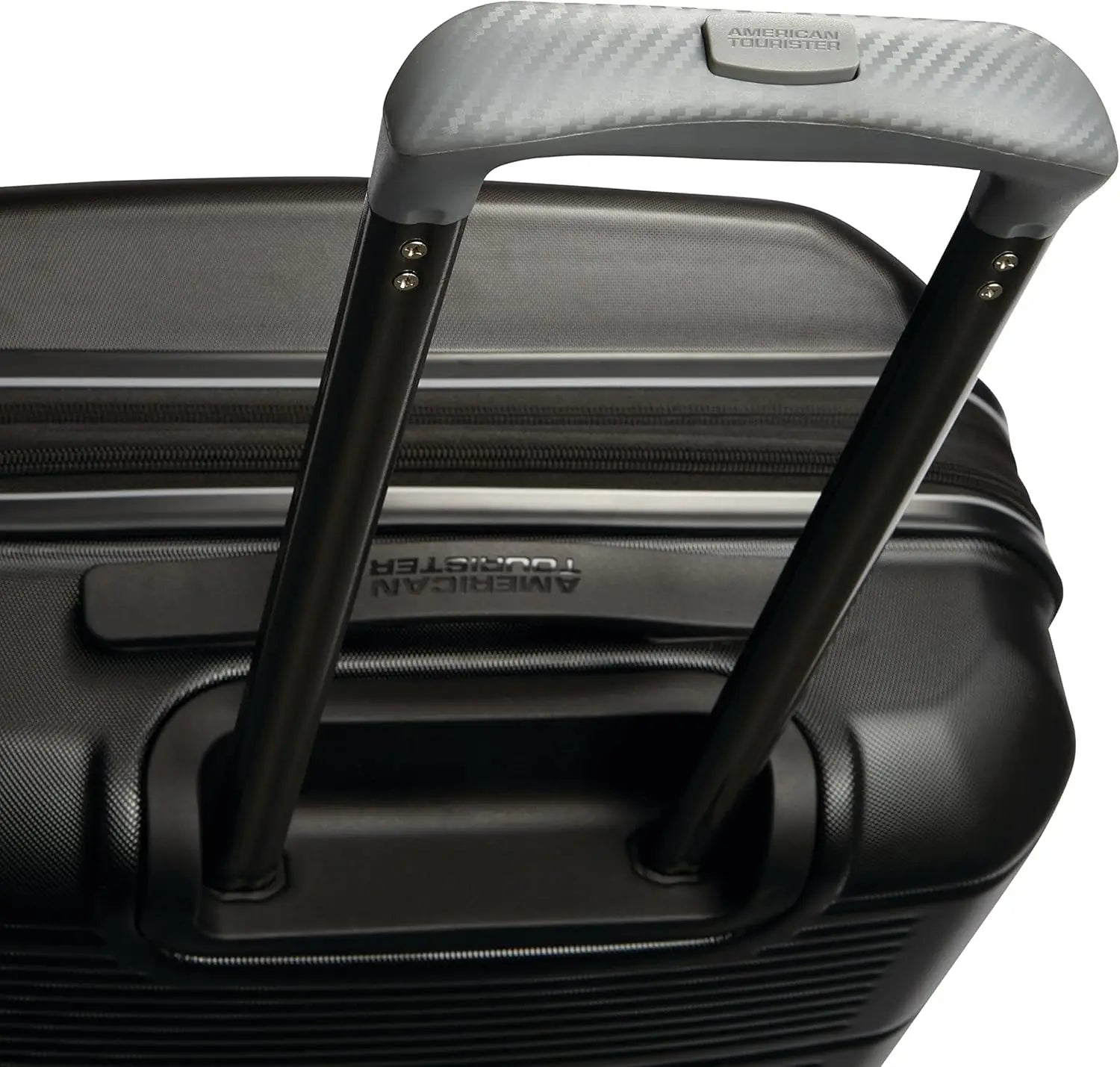 Expandable Hardside Luggage with Spinner Wheels, 24 Inch Jet Black Suitcase for Travel