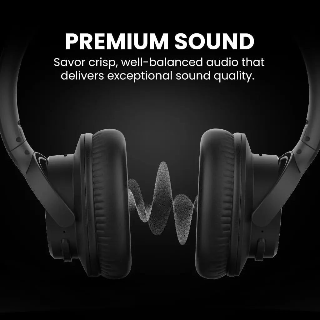 Wireless TV Headphones for Seniors, Easy Setup with Charging Dock, 35H Play Time, Works with Optical/AUX/Bluetooth