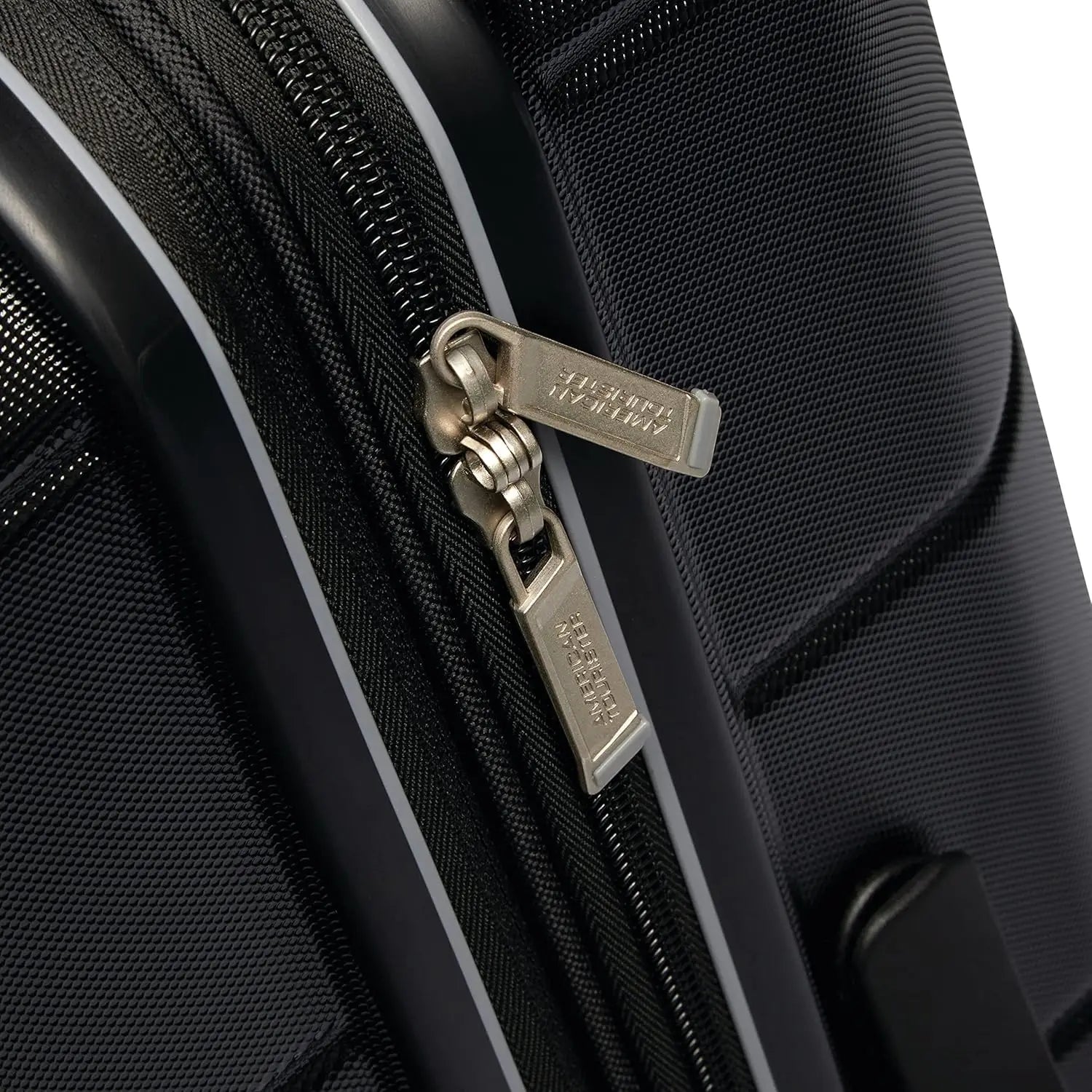 Expandable Hardside Luggage with Spinner Wheels, 24 Inch Jet Black Suitcase for Travel