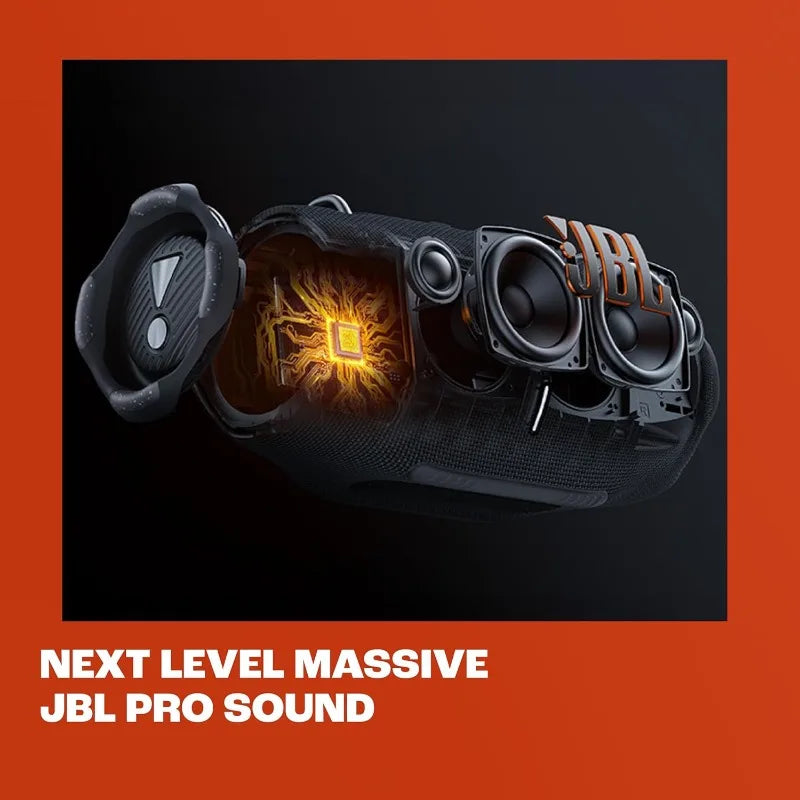 original JBL Xtreme 4 Portable Bluetooth Speaker Powerful Sound Deep Bass IP67 Waterproof 24H Playtime Powerbank Auracast Black