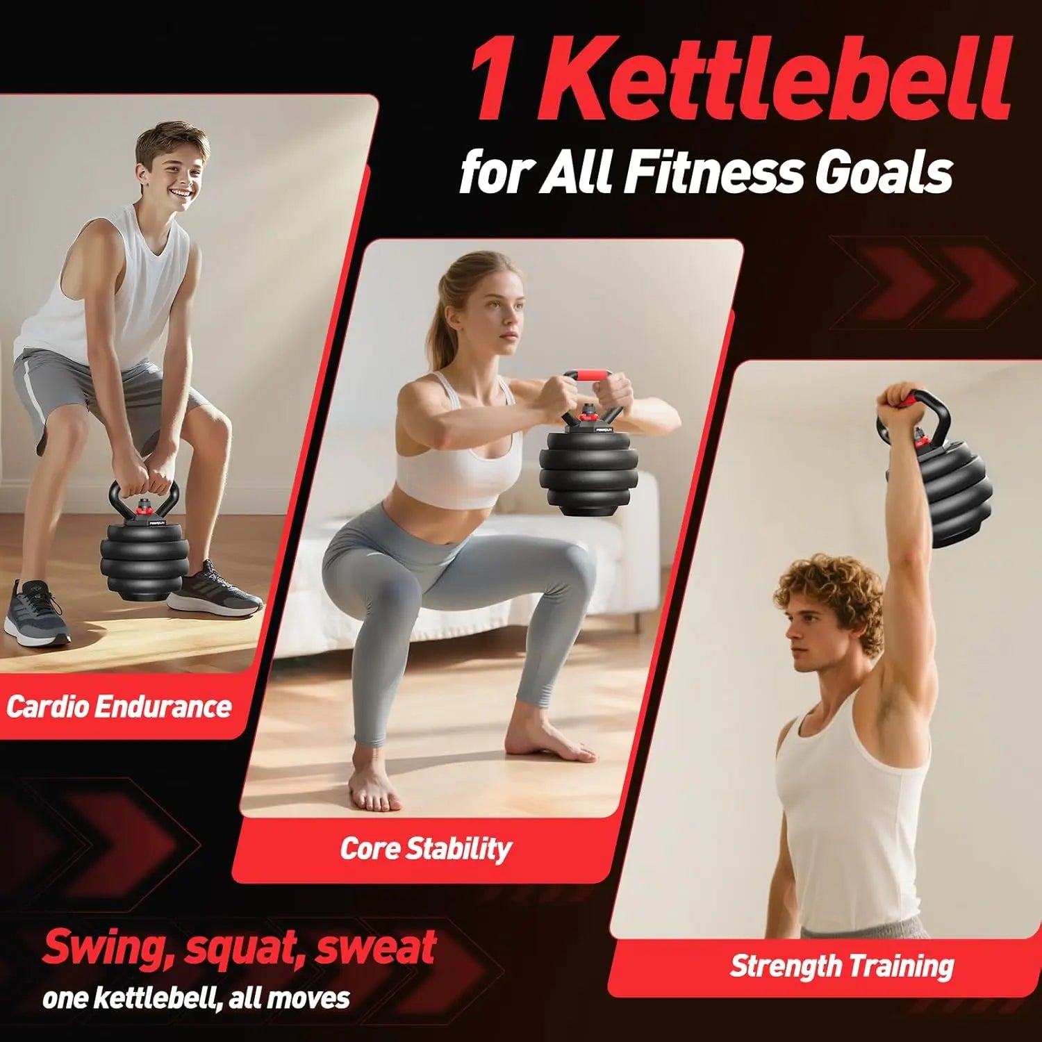 Adjustable dumbbell set,70lbs Free Weights set with upgraded nut, 5 in 1 Weight Set Used as Kettlebells, Barbell, Push up Stand