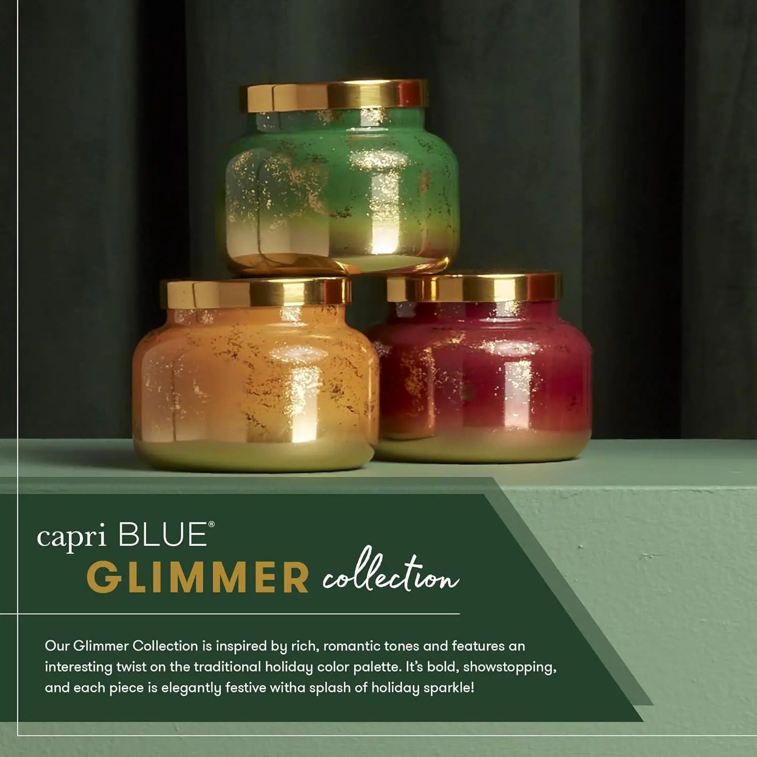 Luxury Holiday Scented Soy Wax Candle - Long-Lasting 48 oz Jar with Fall Fragrance for Home Decor