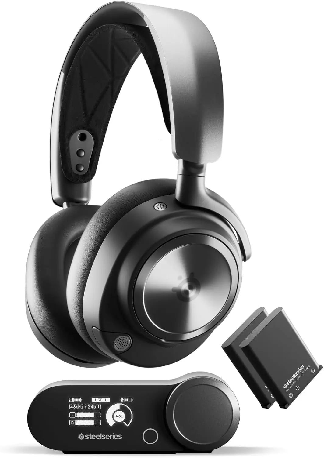 Multi-System Wireless Gaming Headset with Active Noise Cancellation, Premium Hi-Fi Drivers, and ClearCast Mic (Renewed)
