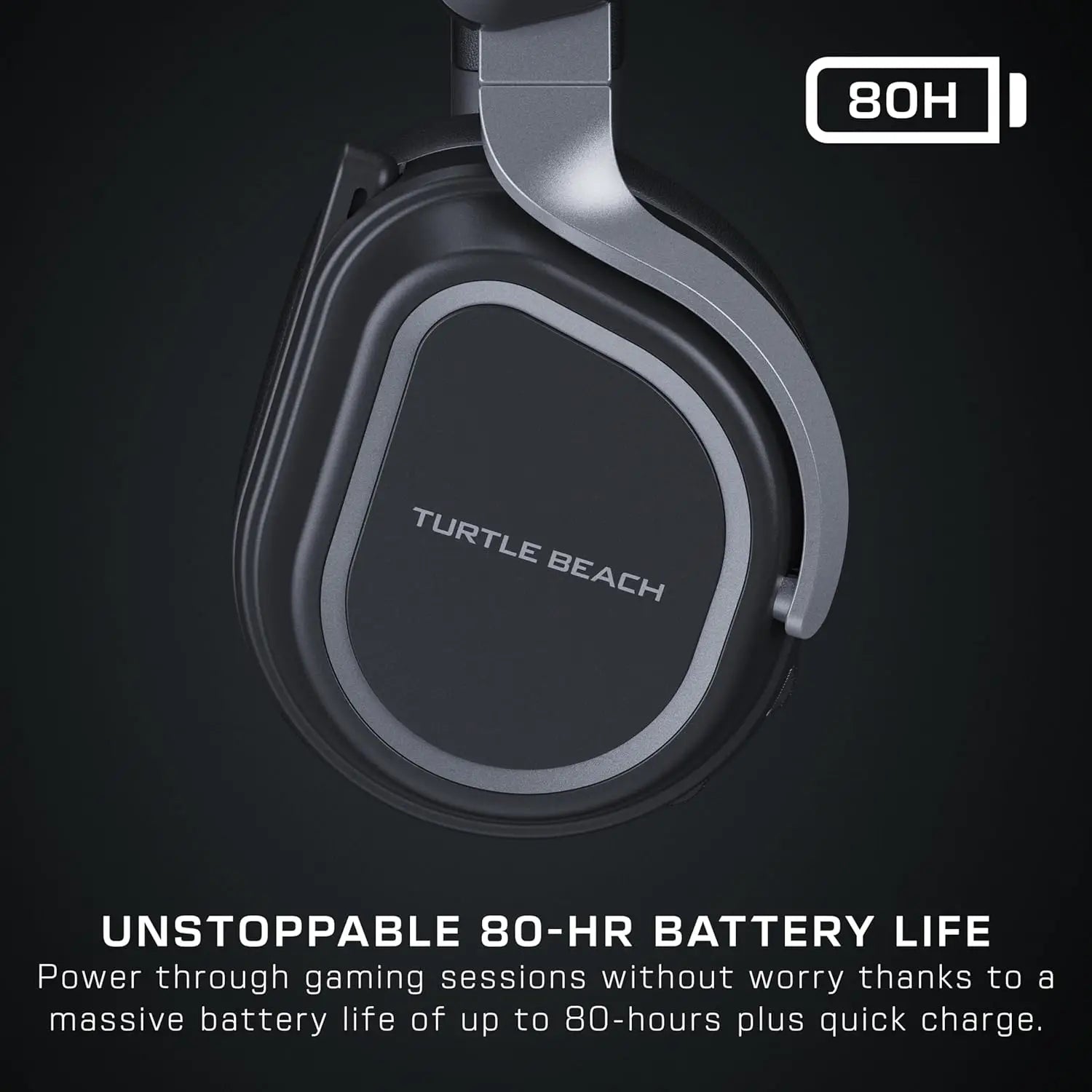 Wireless Gaming Headset for PS5, PS4, PC, Mobile – 60mm Drivers, AI Noise-Cancelling Mic, Bluetooth, 80-Hr Battery