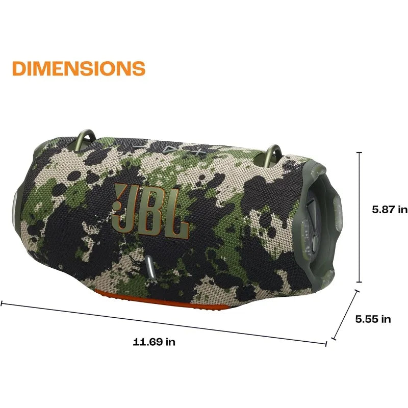 original JBL Xtreme 4 Portable Bluetooth Speaker Powerful Sound Deep Bass IP67 Waterproof 24H Playtime Powerbank Auracast Black